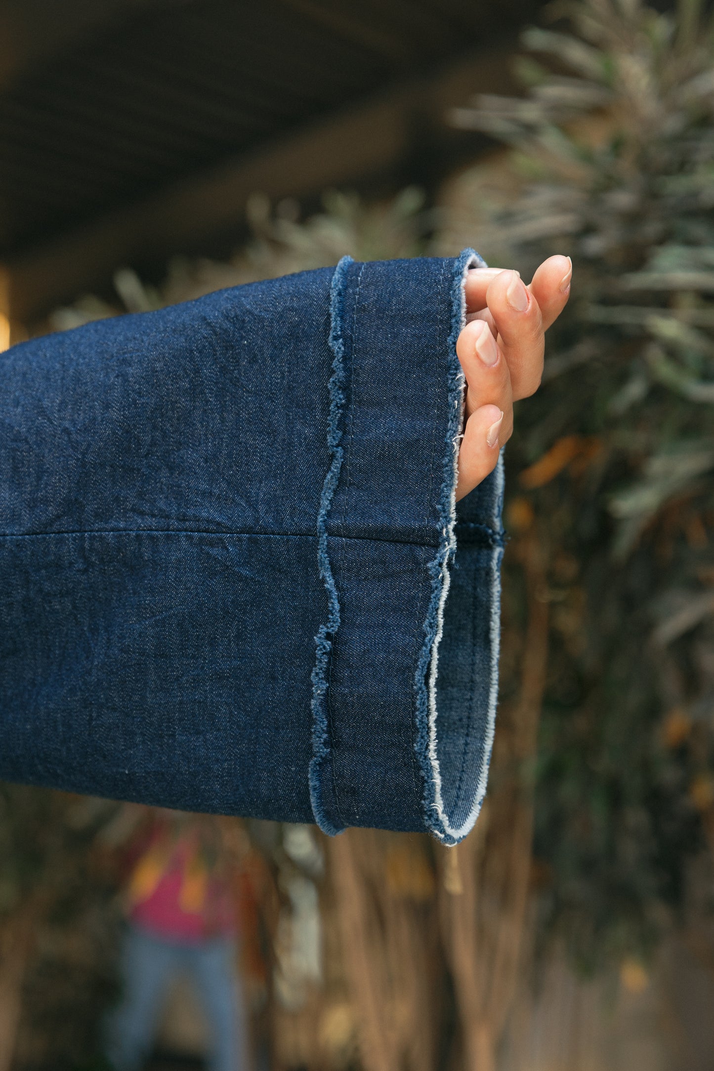 The Unfinished Edit* Denim Cardigan