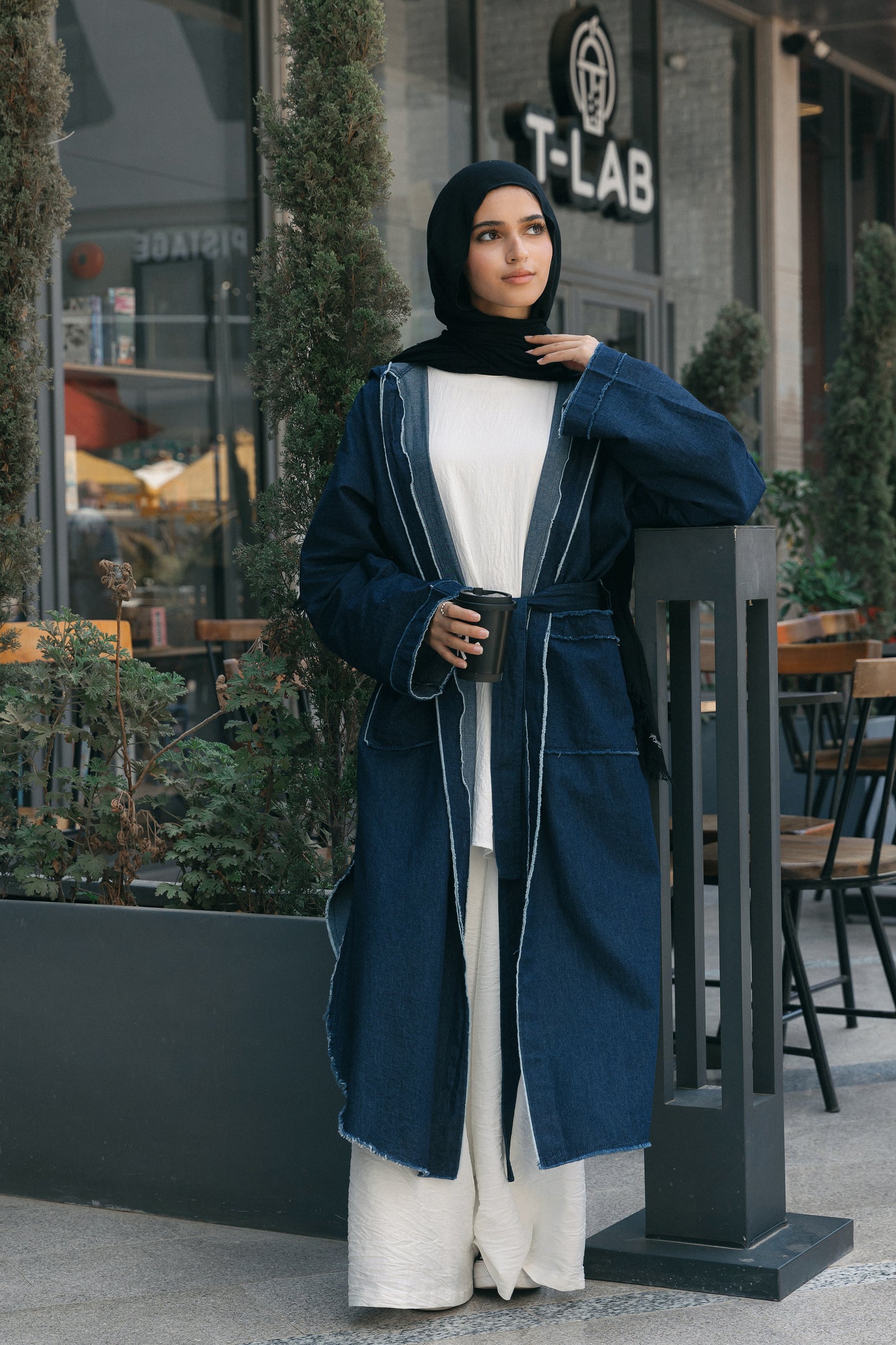 The Unfinished Edit* Denim Cardigan
