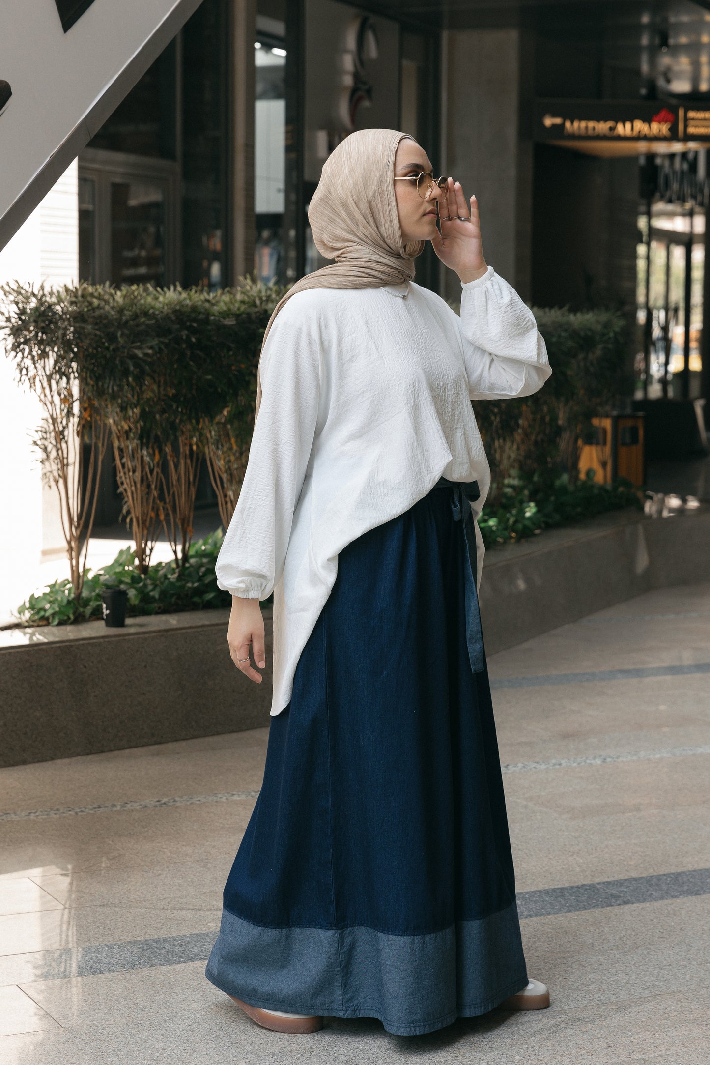 Denim Duo Pants