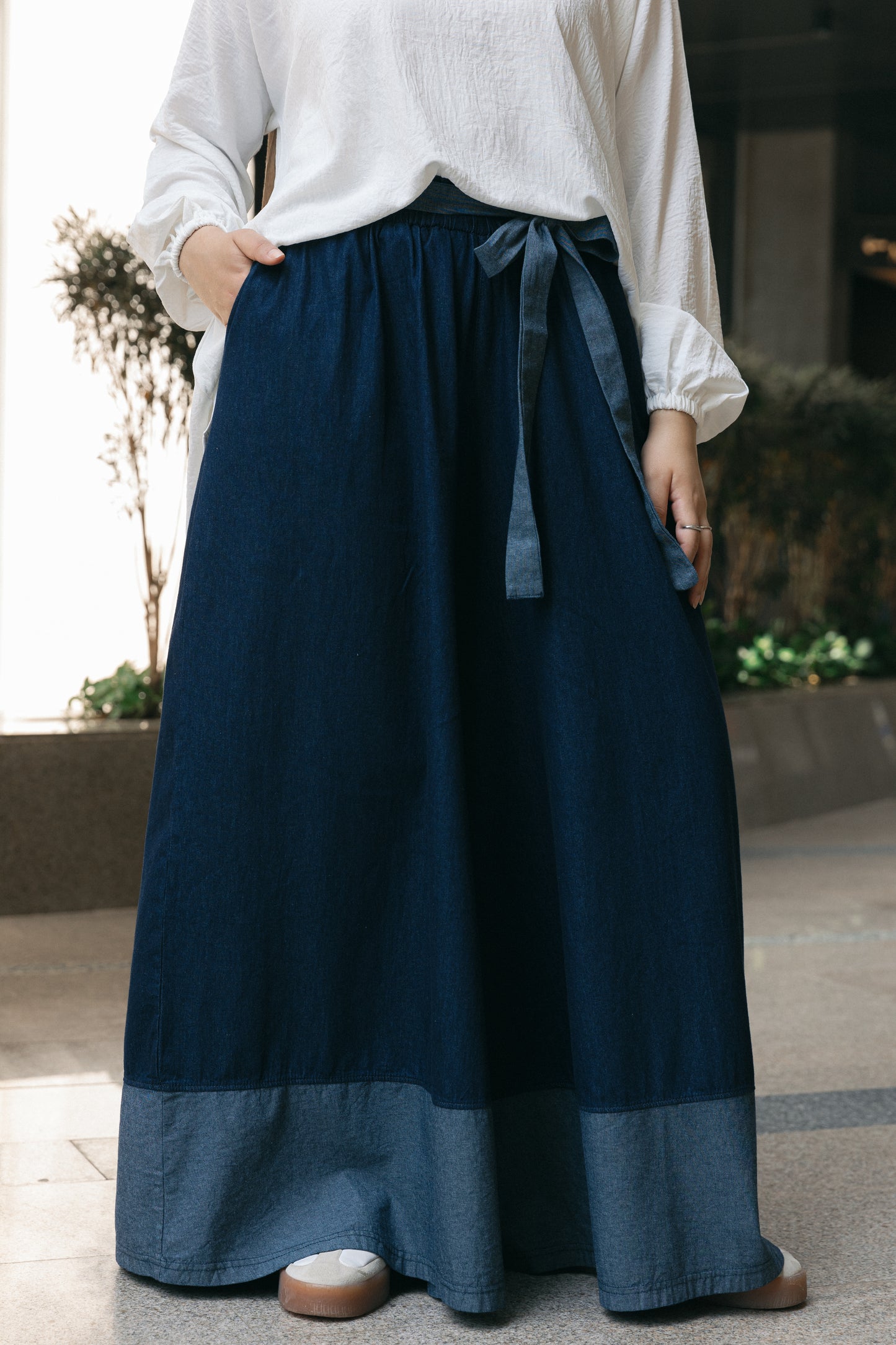 Denim Duo Pants