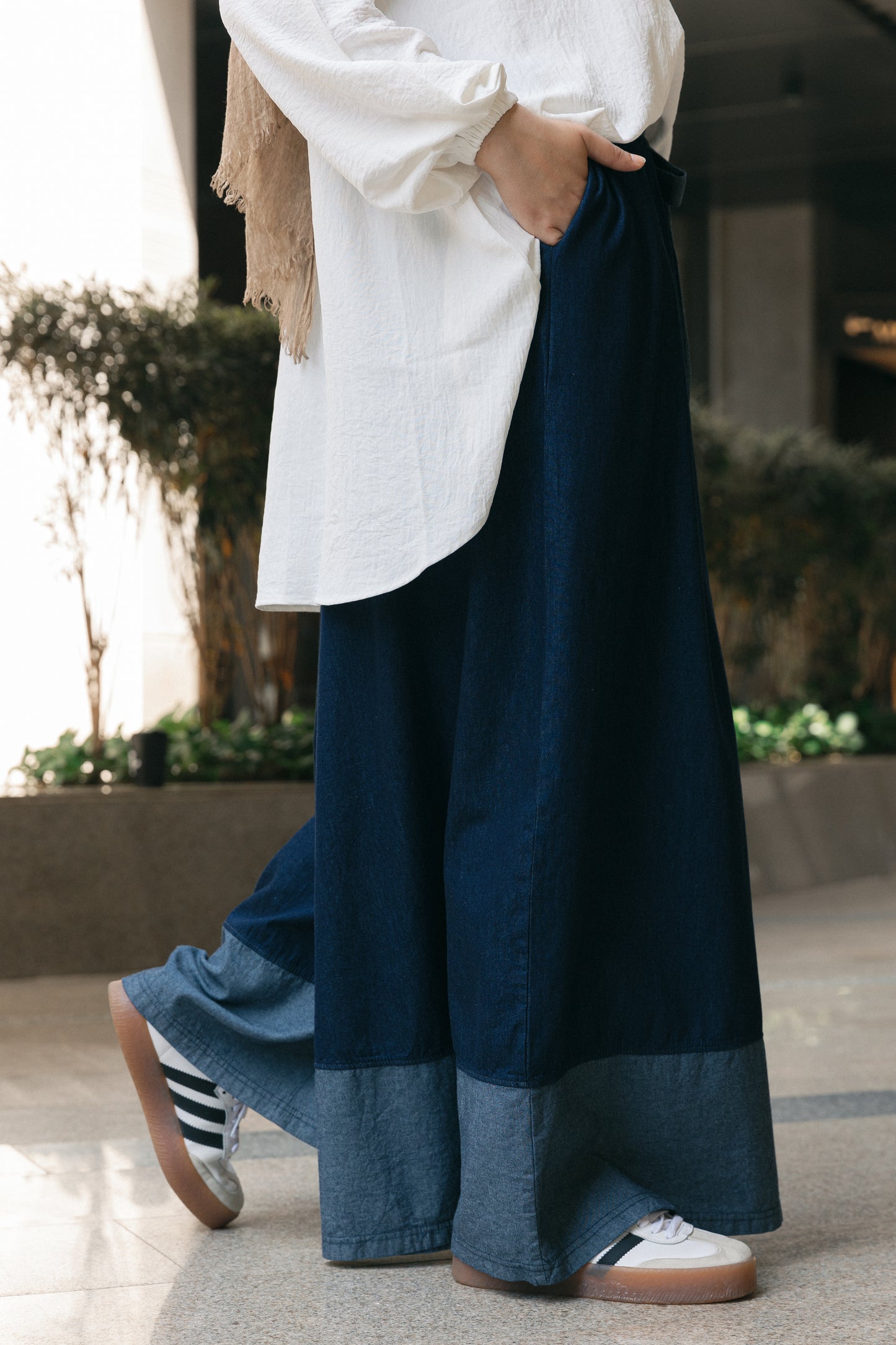 Denim Duo Pants