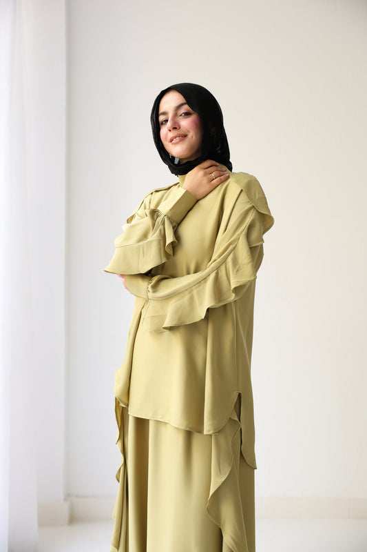 Satine Set - Lime