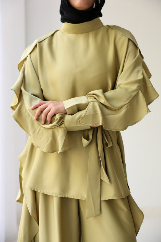 Satine Set - Lime