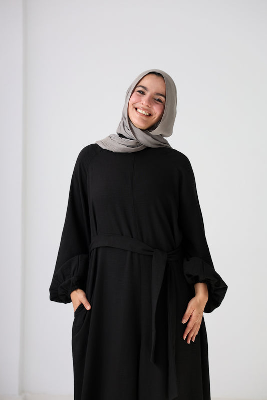 Linea Linen Jumpsuit - Black