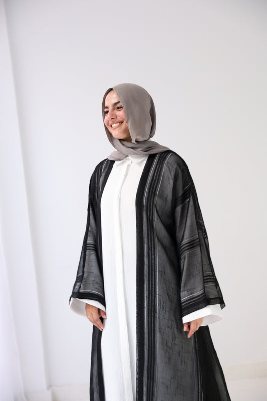 Edgy Edit Cardigan - Black