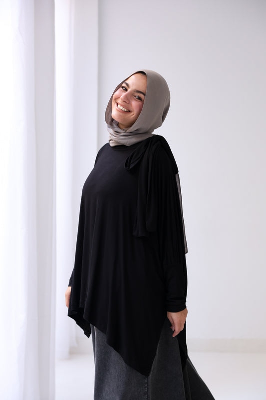 Belle Bow Tee - Black