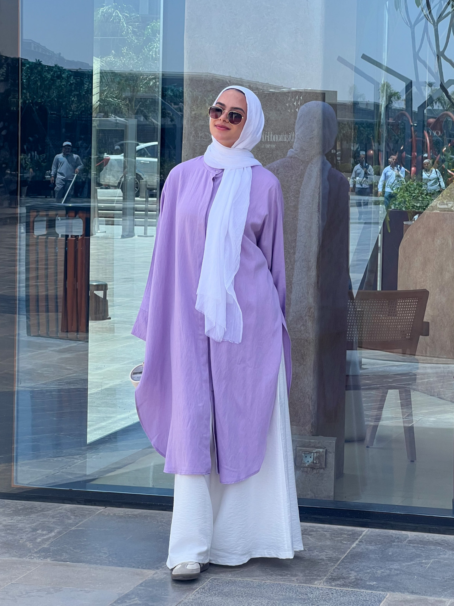 Casual Cascade- Lavender