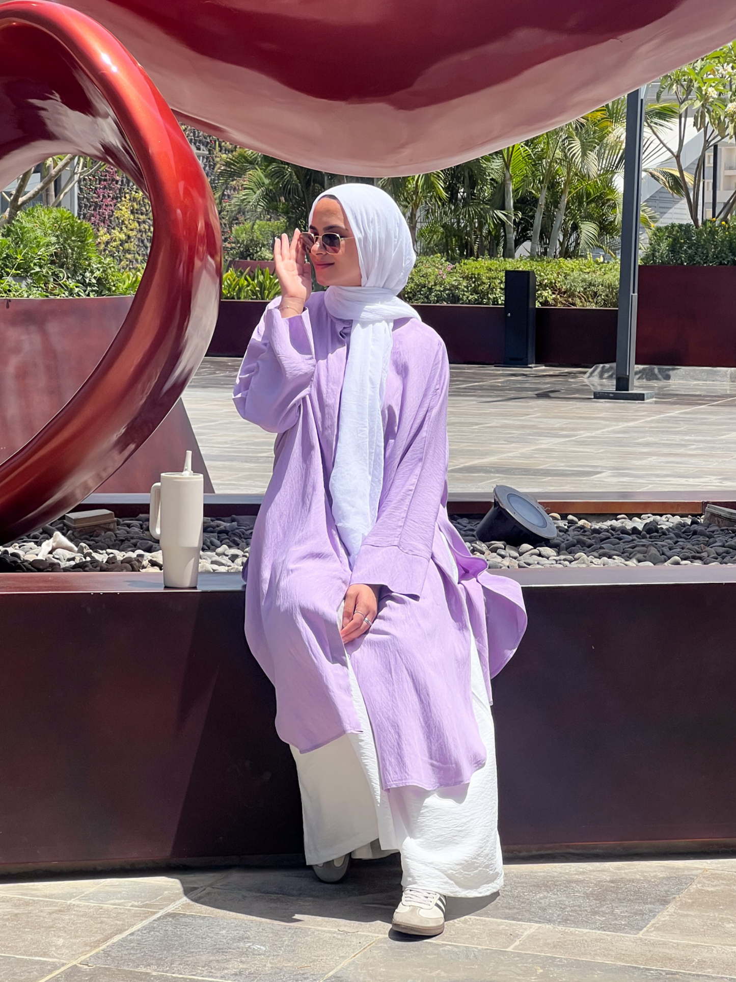 Casual Cascade- Lavender