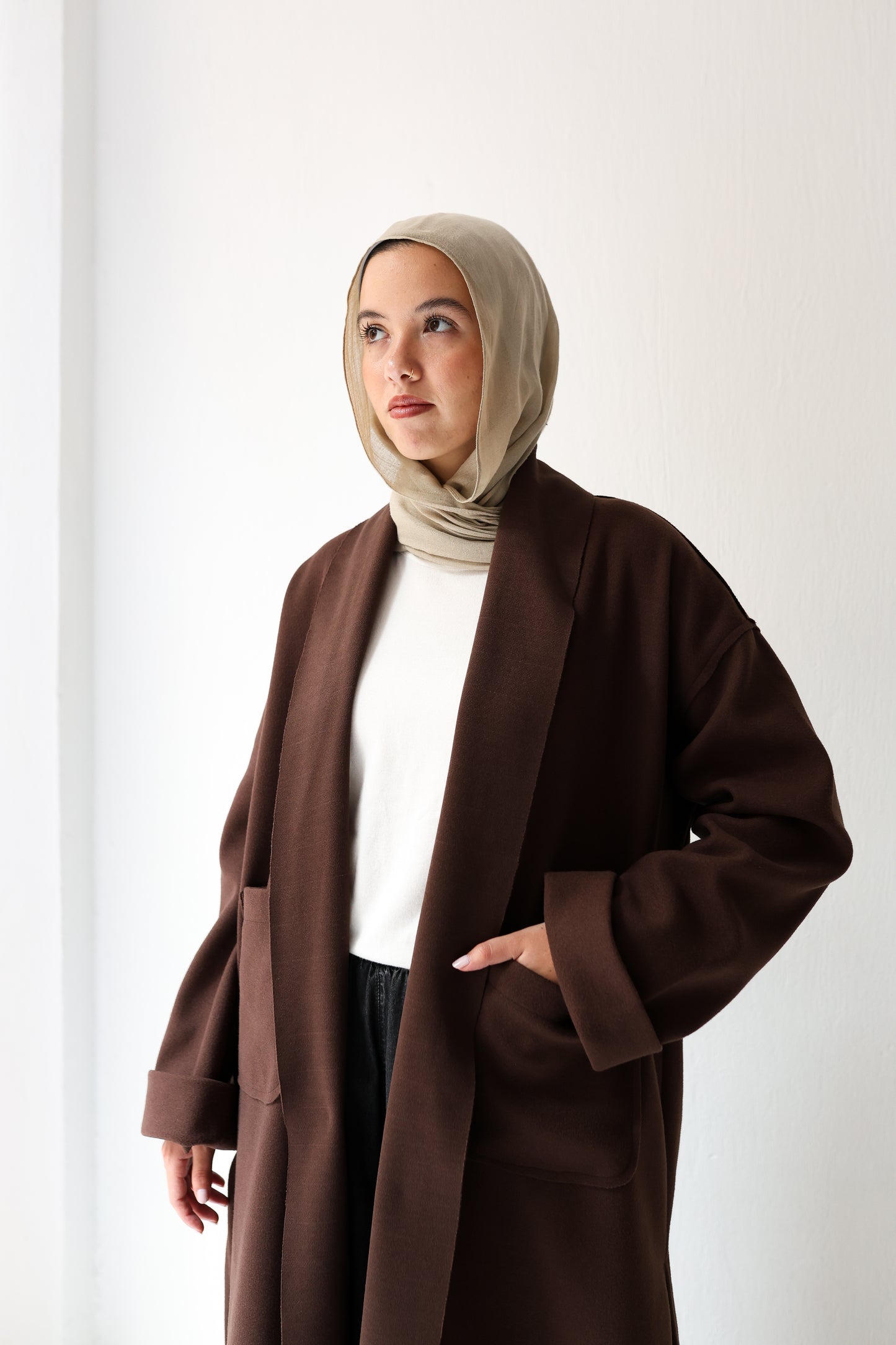 Humble Halo Coat - chocolate