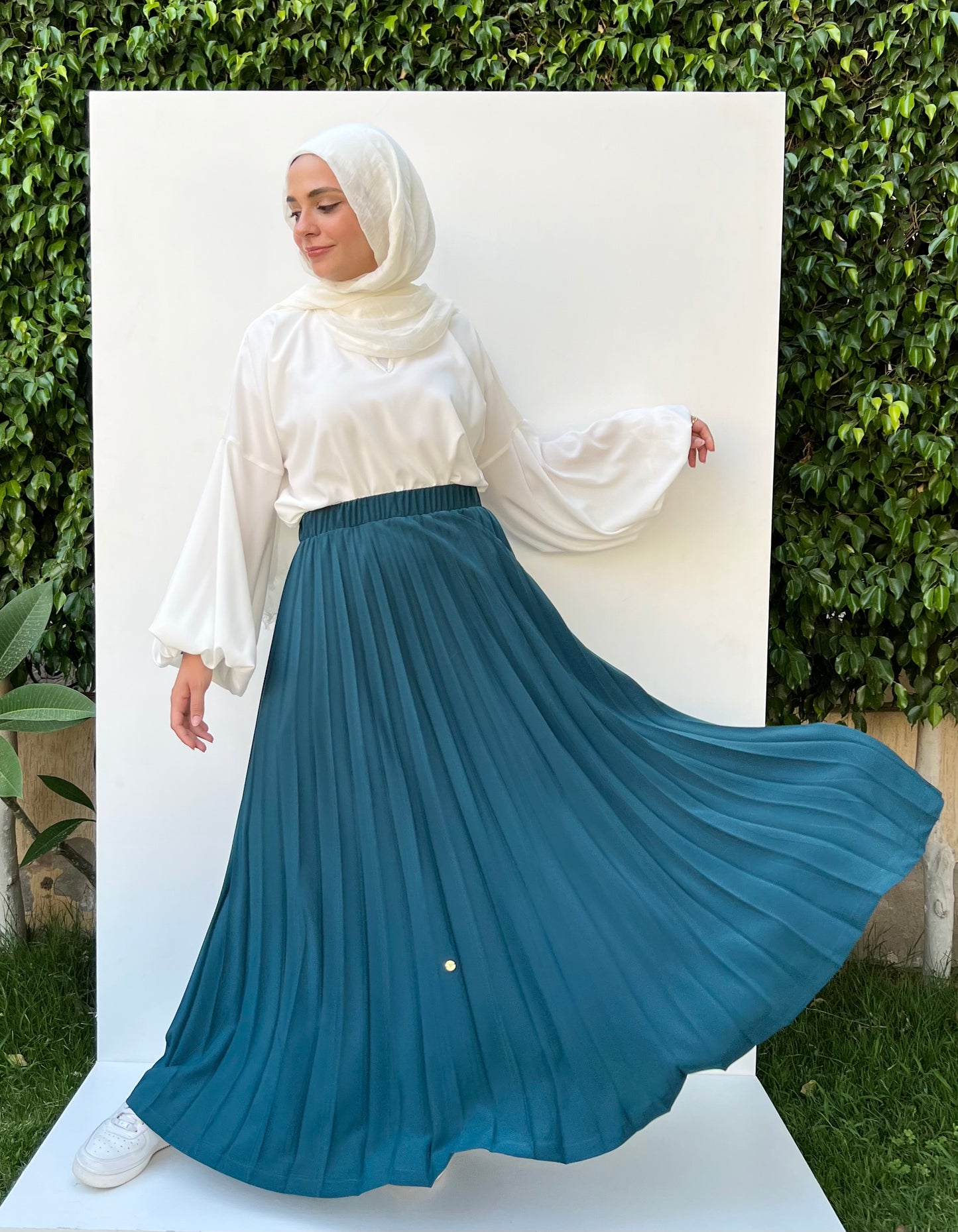 Pleats Perfection- Teal