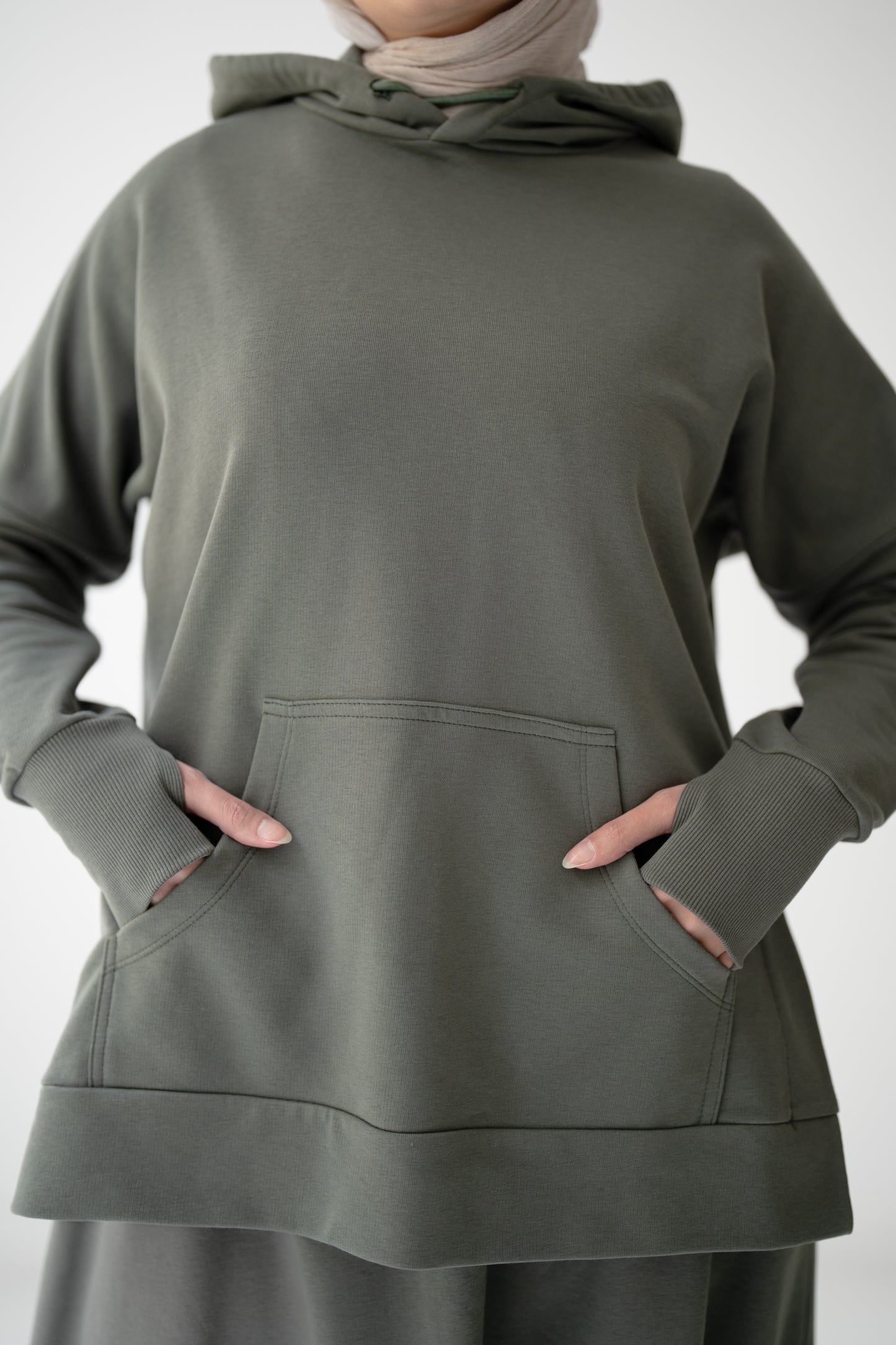 Comfy Casual Set - Olive