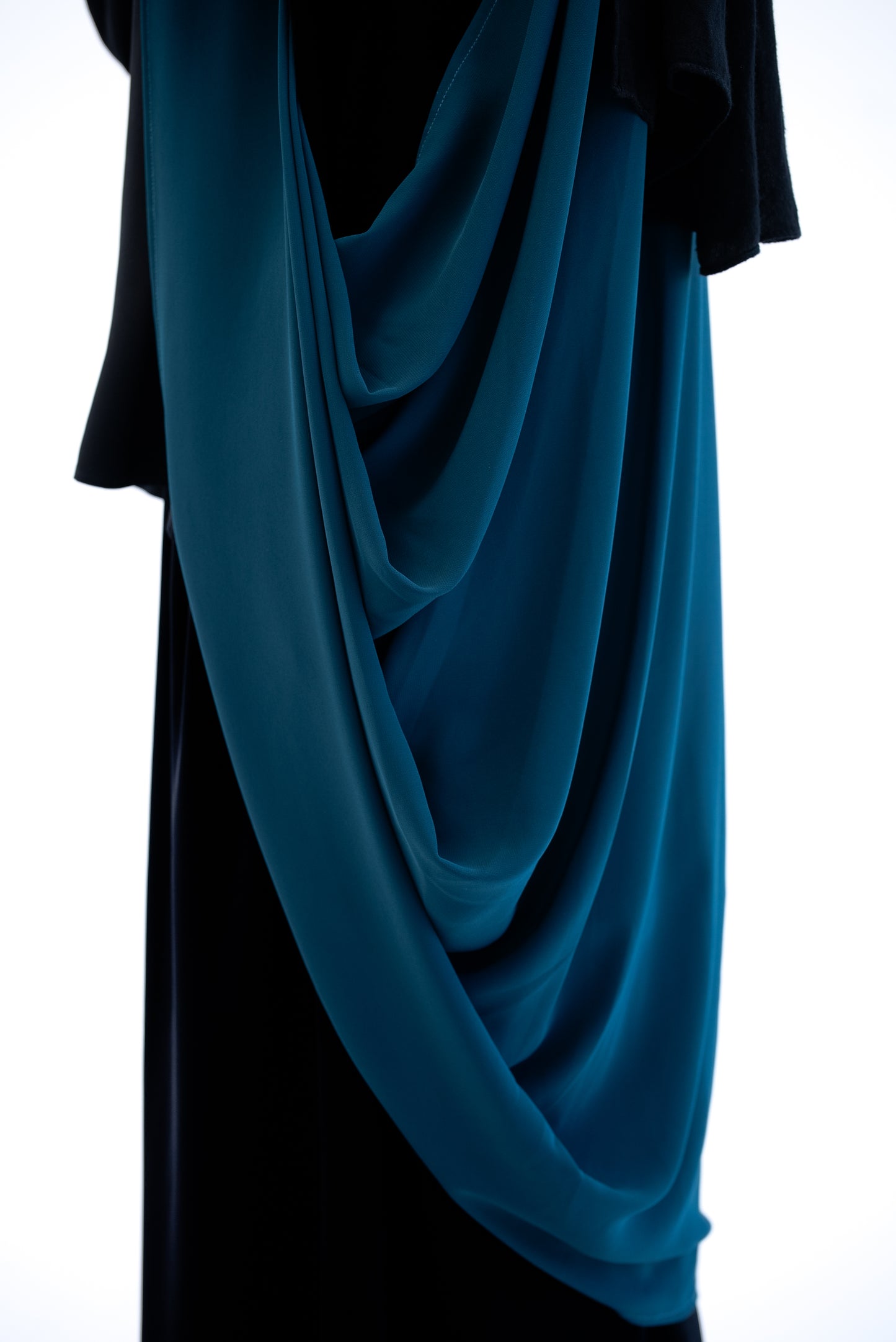 Draped Chiffon Cardigan - Tael