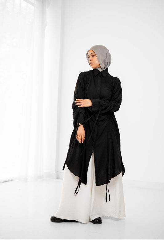 Drape Shirt - Black