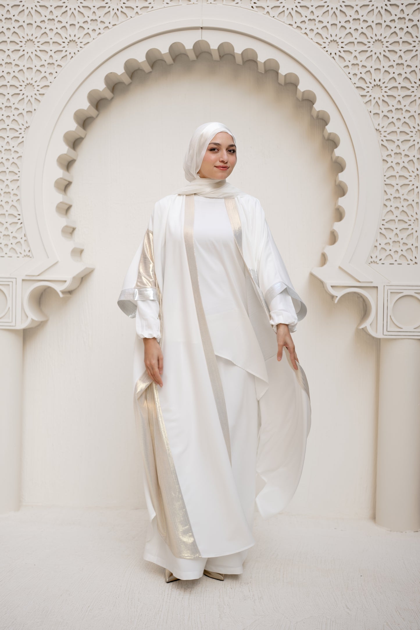 Kouture Kaftan - White