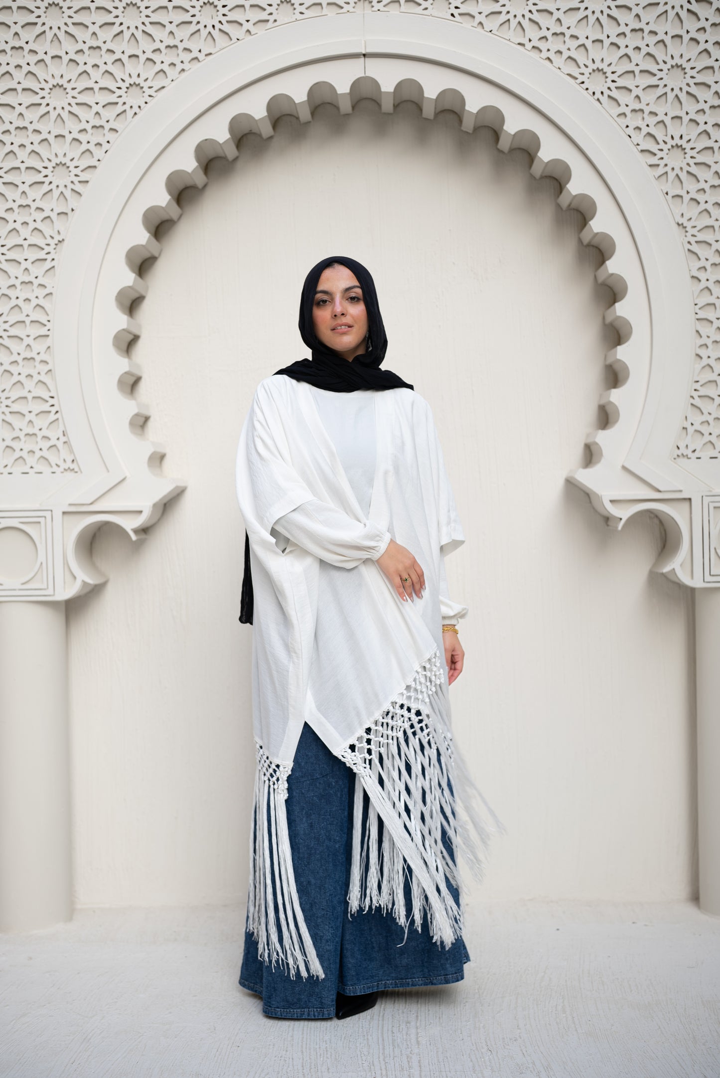 Linen Luxe Cardigan - White