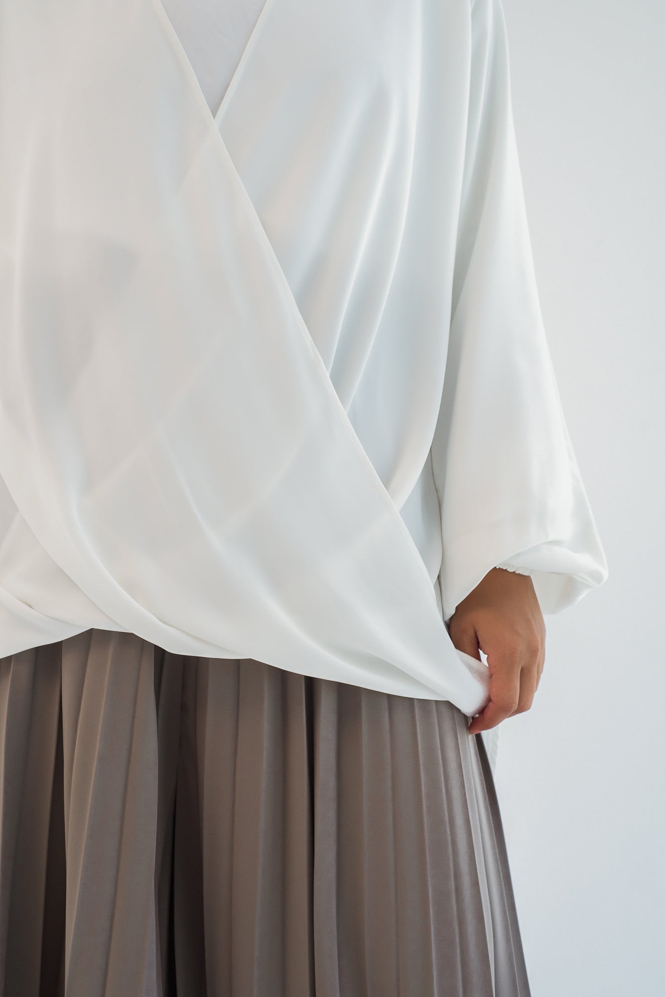 Criss Cross top - White