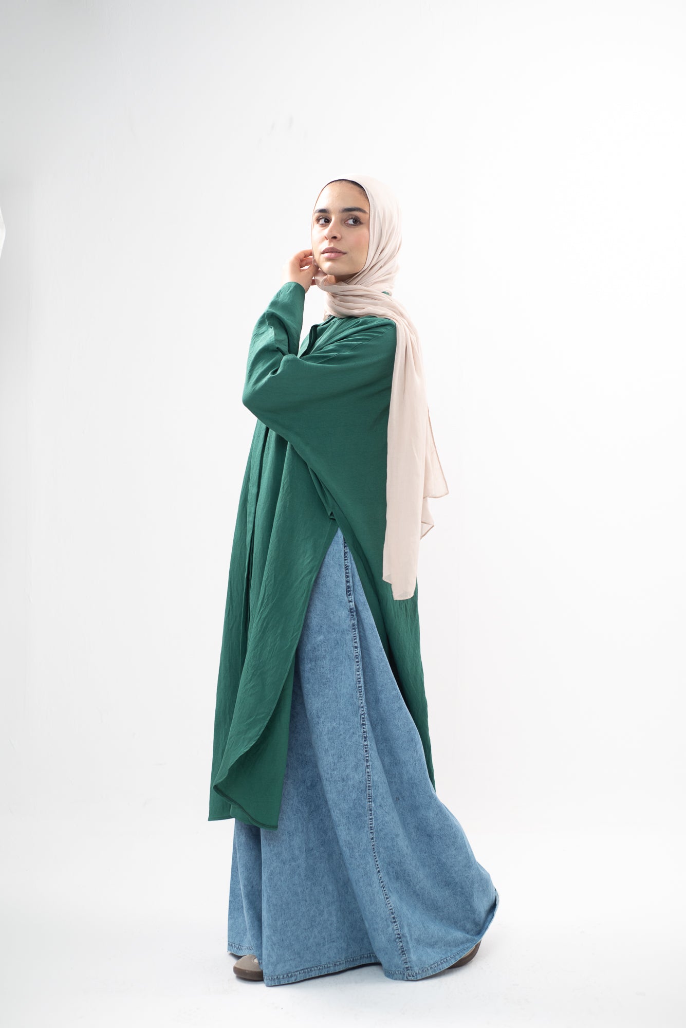 Casual Cascade - Green