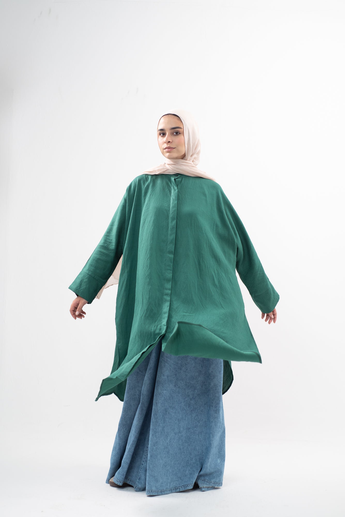 Casual Cascade - Green