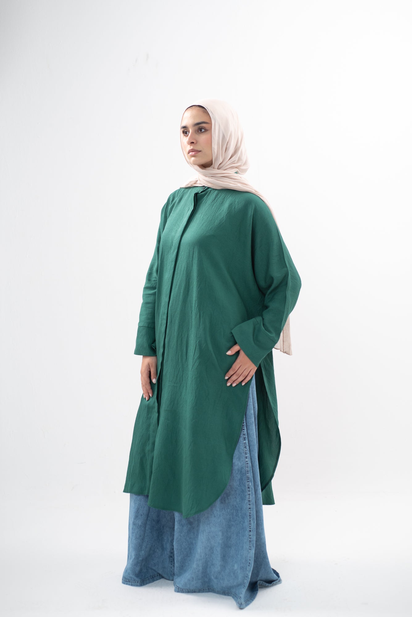 Casual Cascade - Green