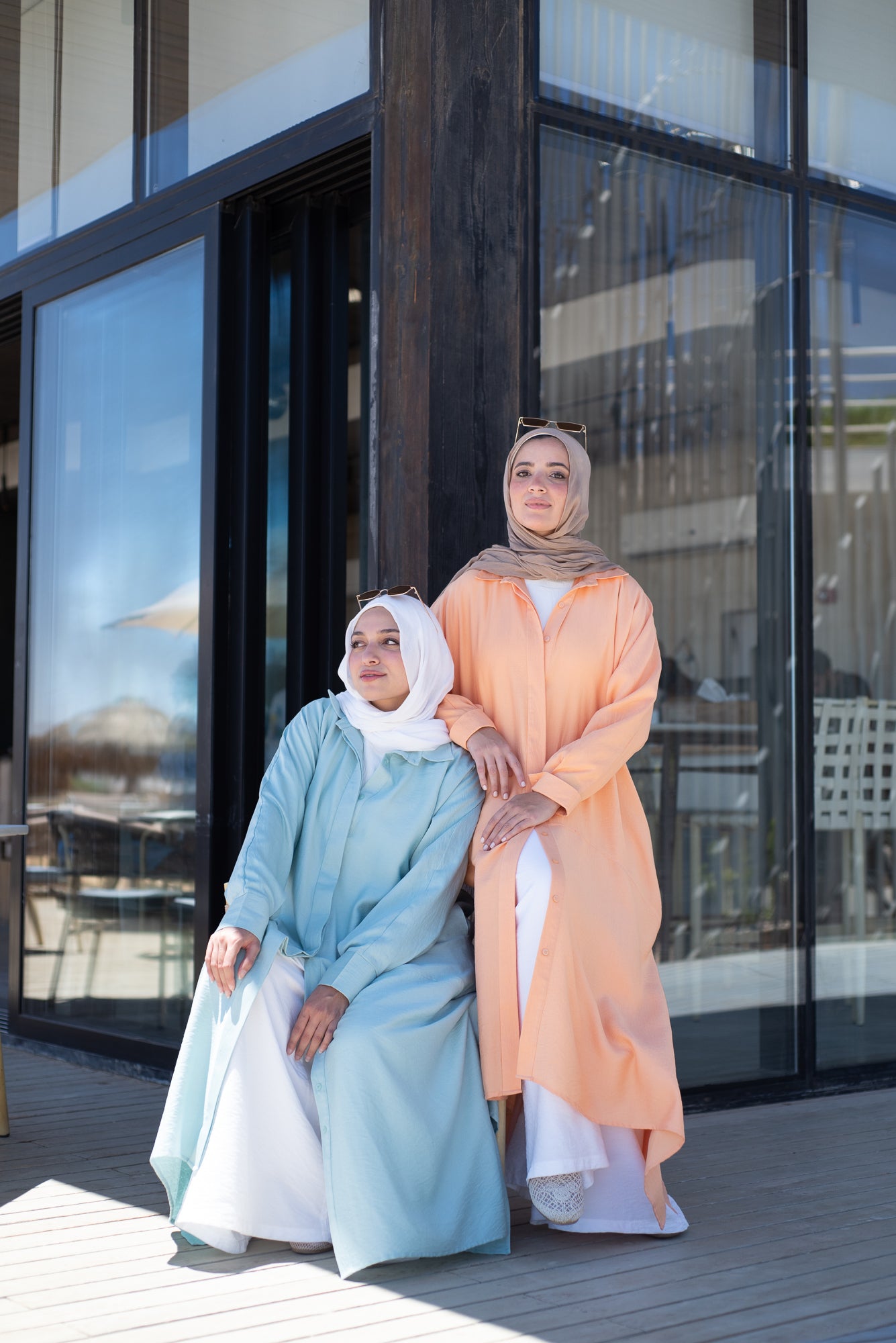 Cloche Shirt Dress- Peach