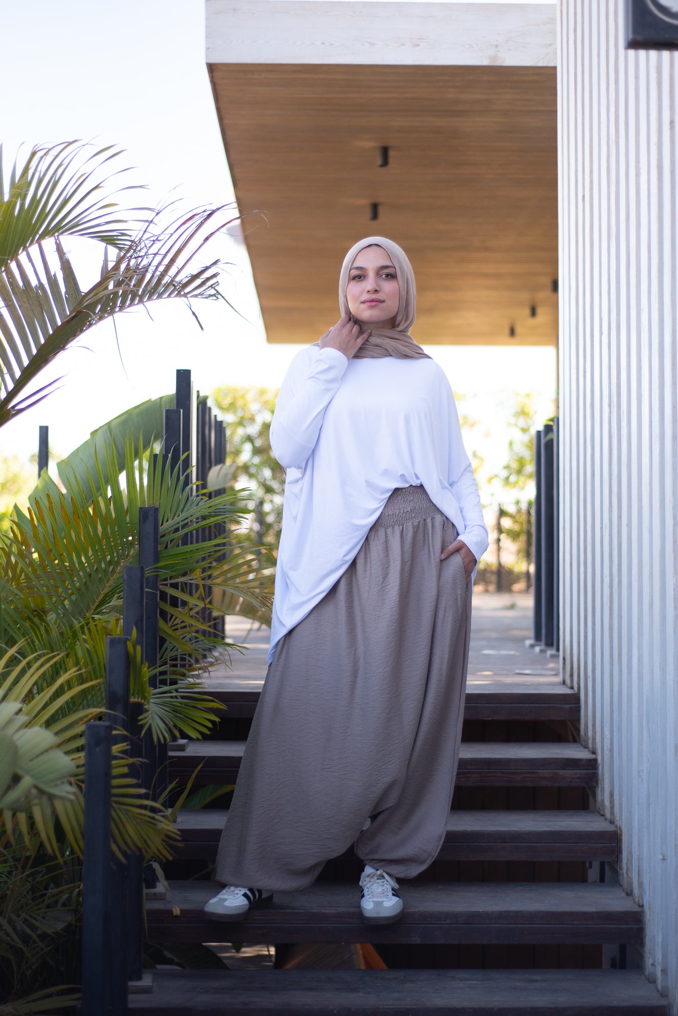 Harem Pants - Café