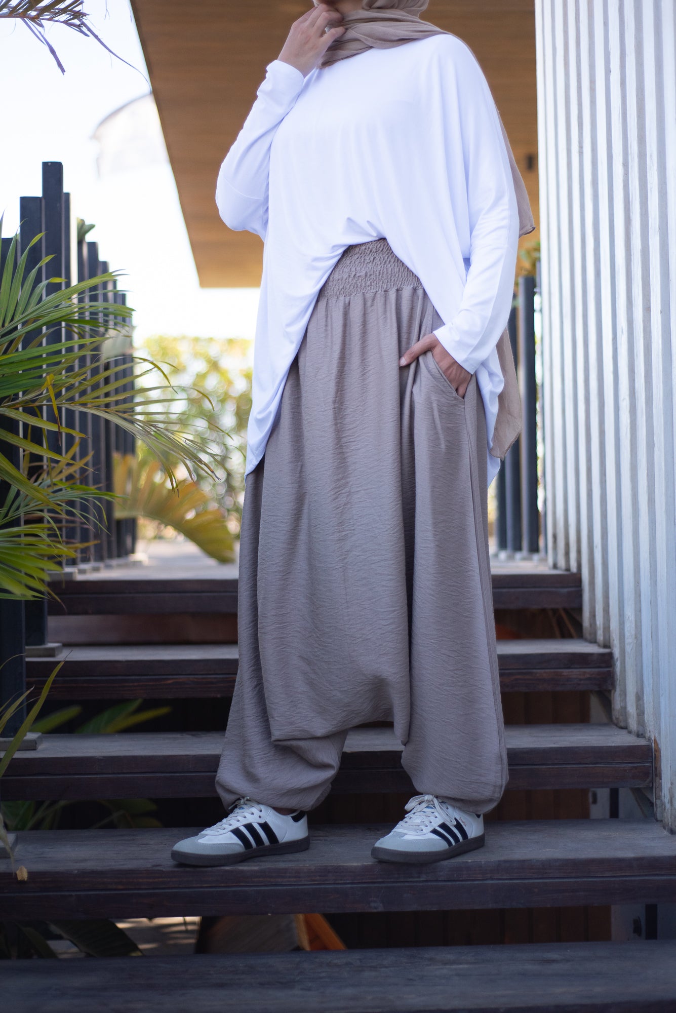 Harem Pants - Café
