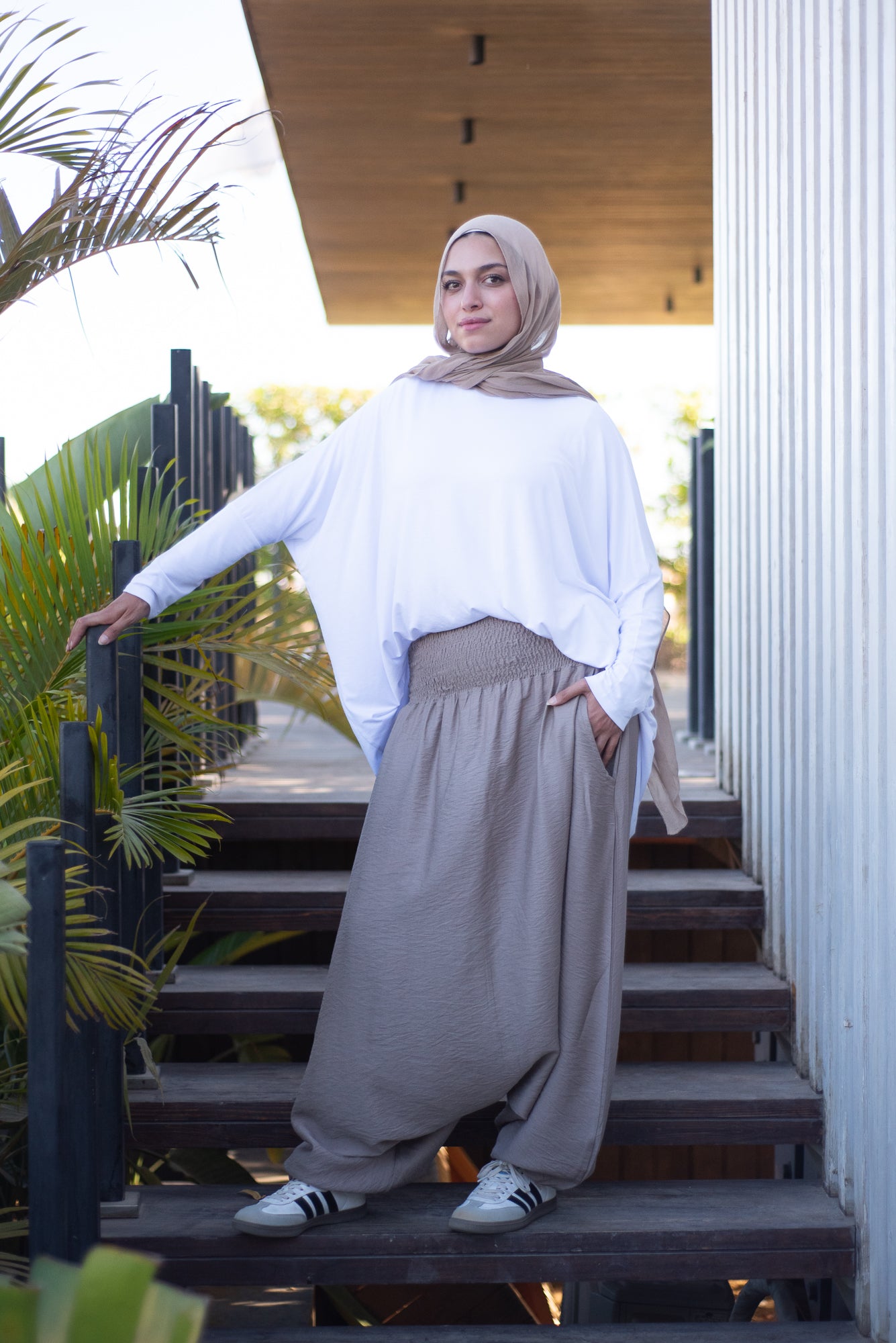 Harem Pants - Café