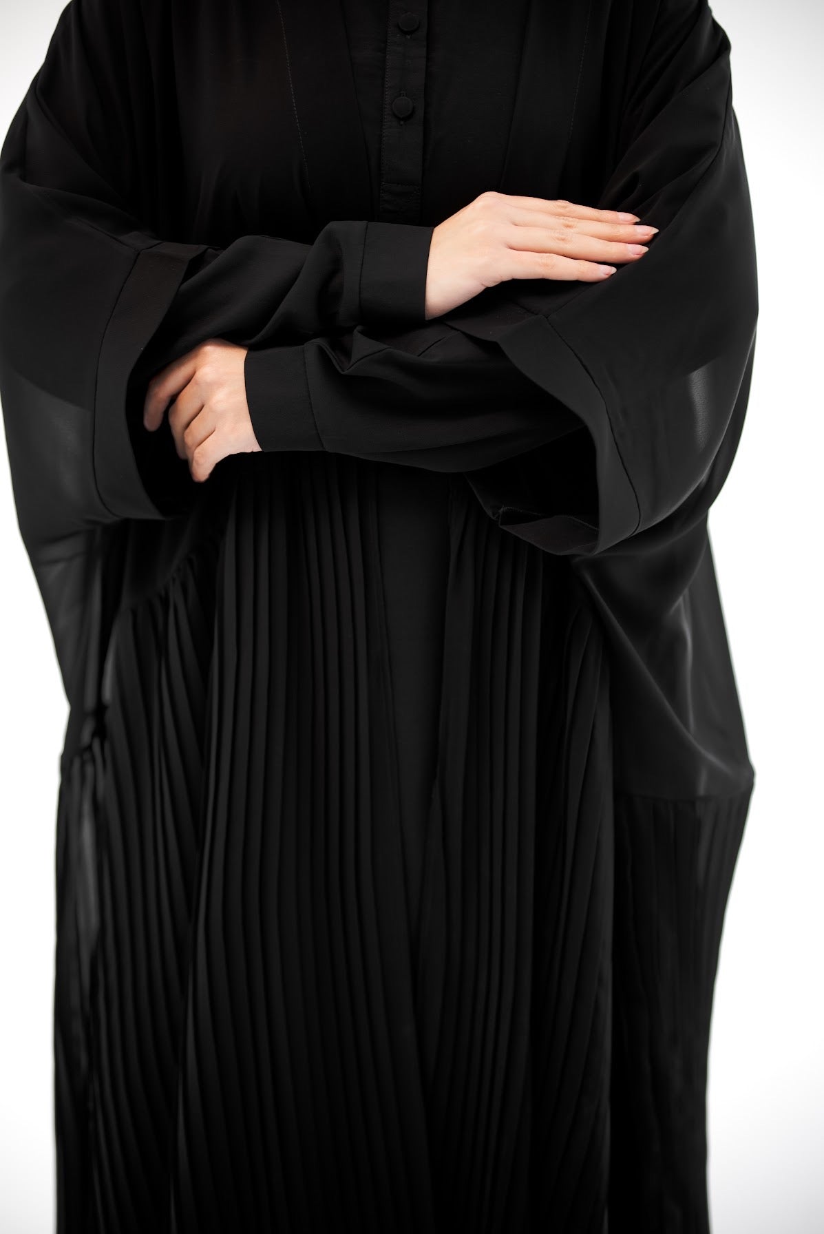 Chiffon Pleated Cape