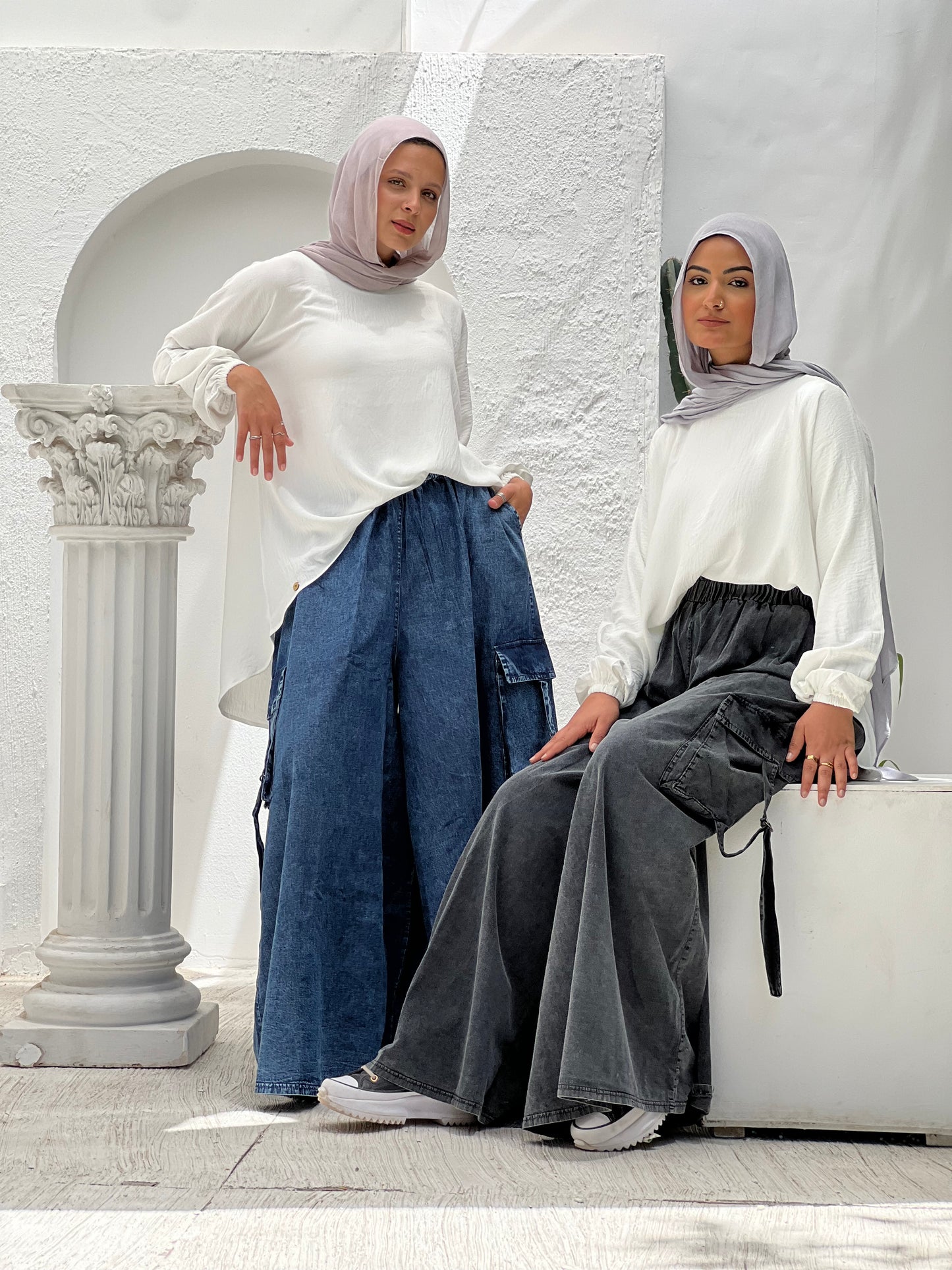 Effortless Cargo - Washed Grey