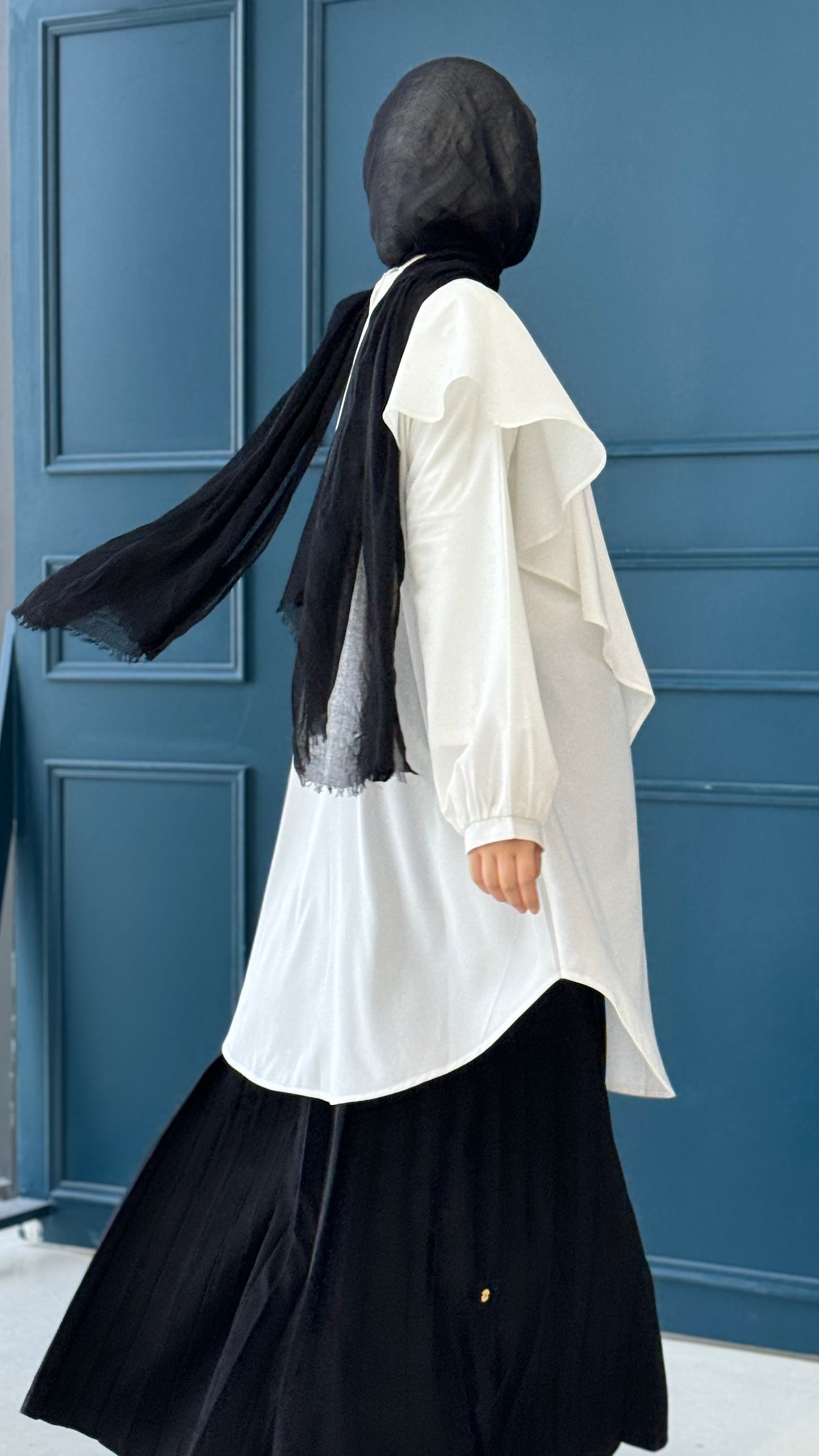 Ruffle Reverie - White