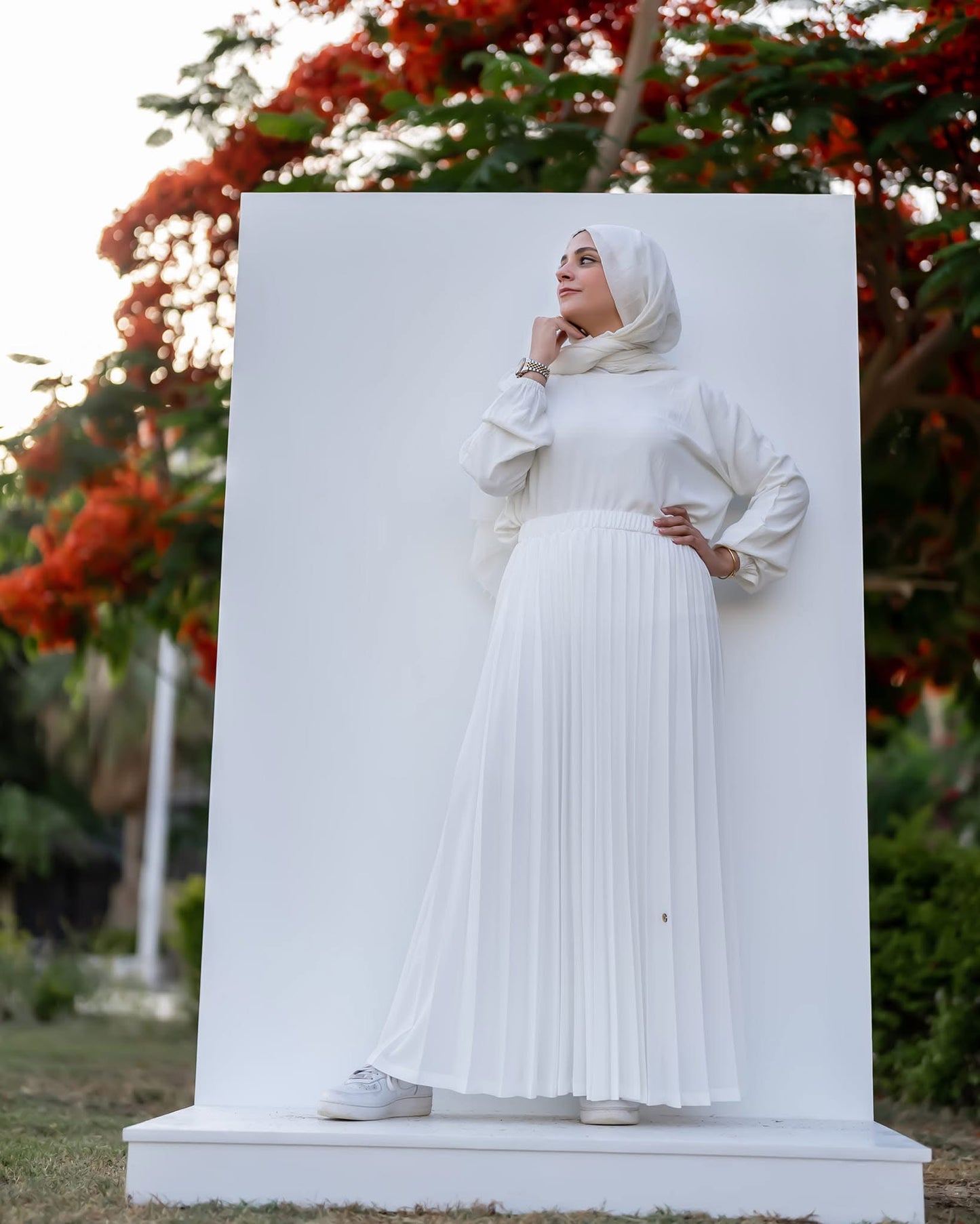 Pleats Perfection - White