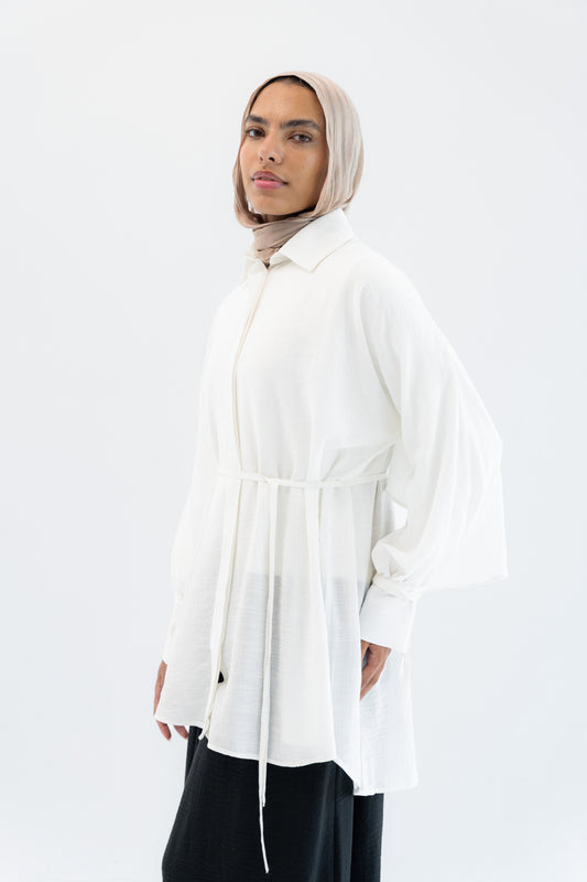 Bloomline Blouse - White