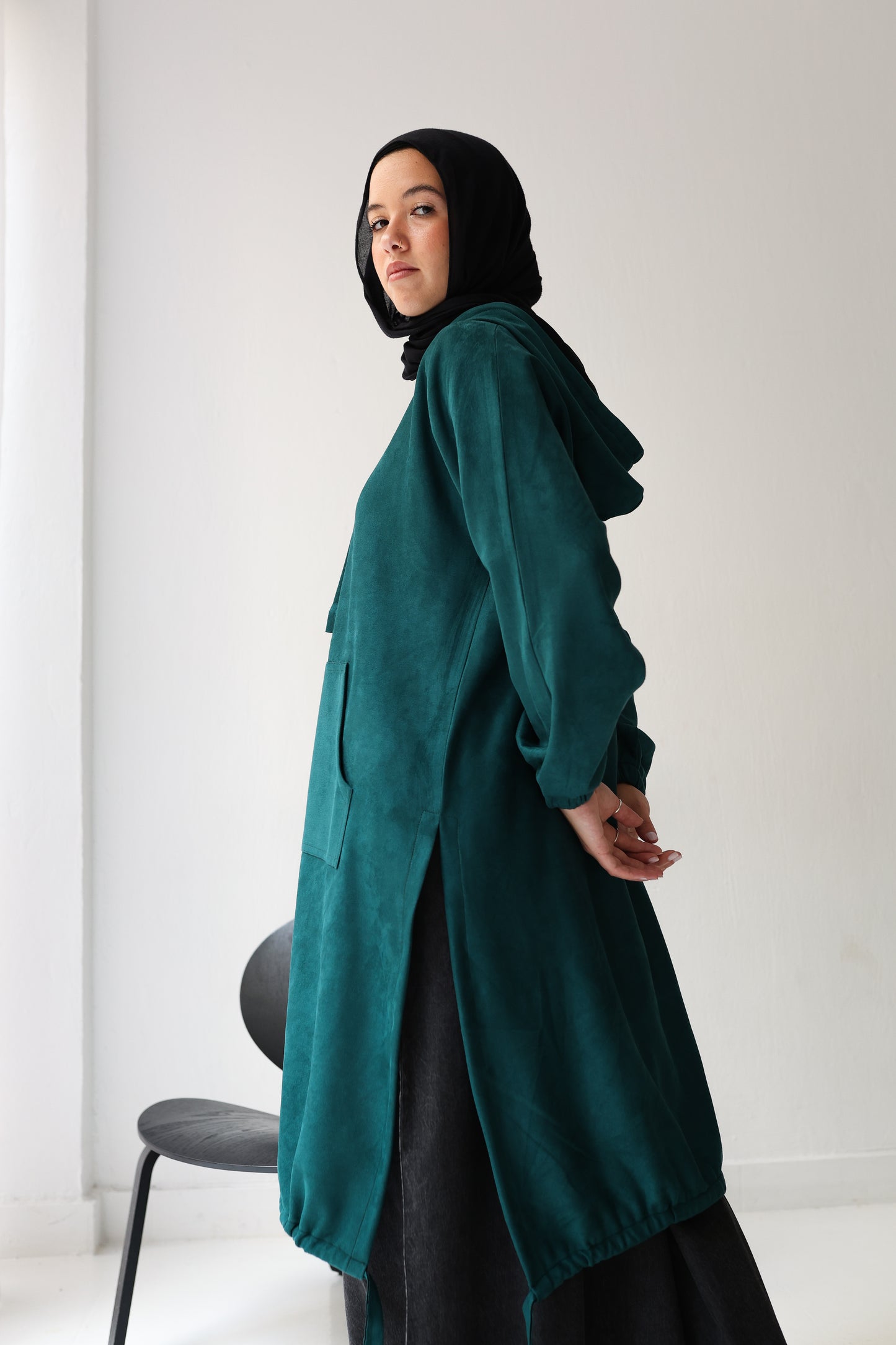 Bloom Hood Top - Green