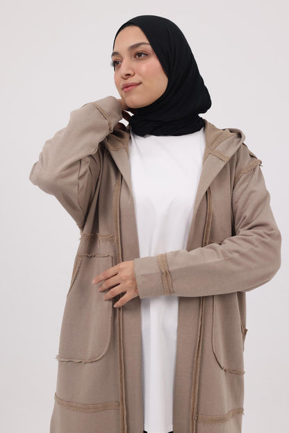 Casual Cuddle Cardigan - Beige