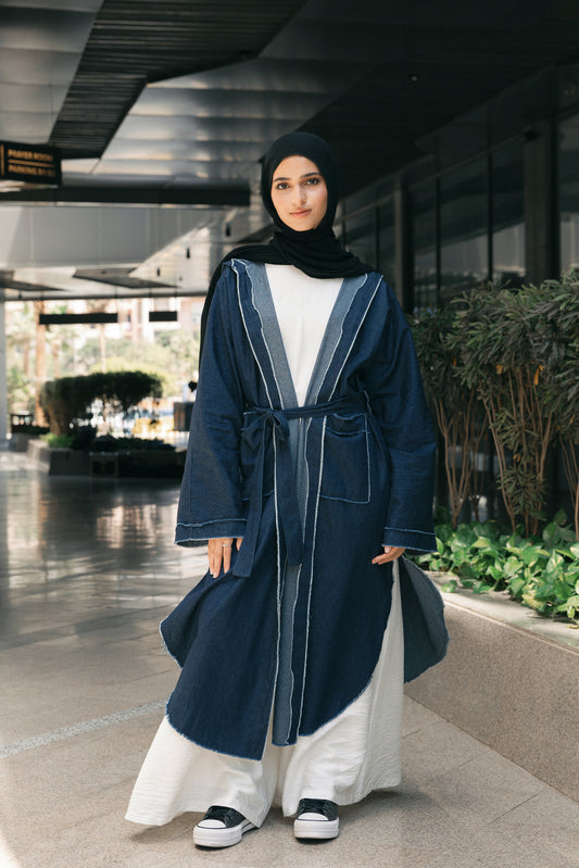 The Unfinished Edit* Denim Cardigan