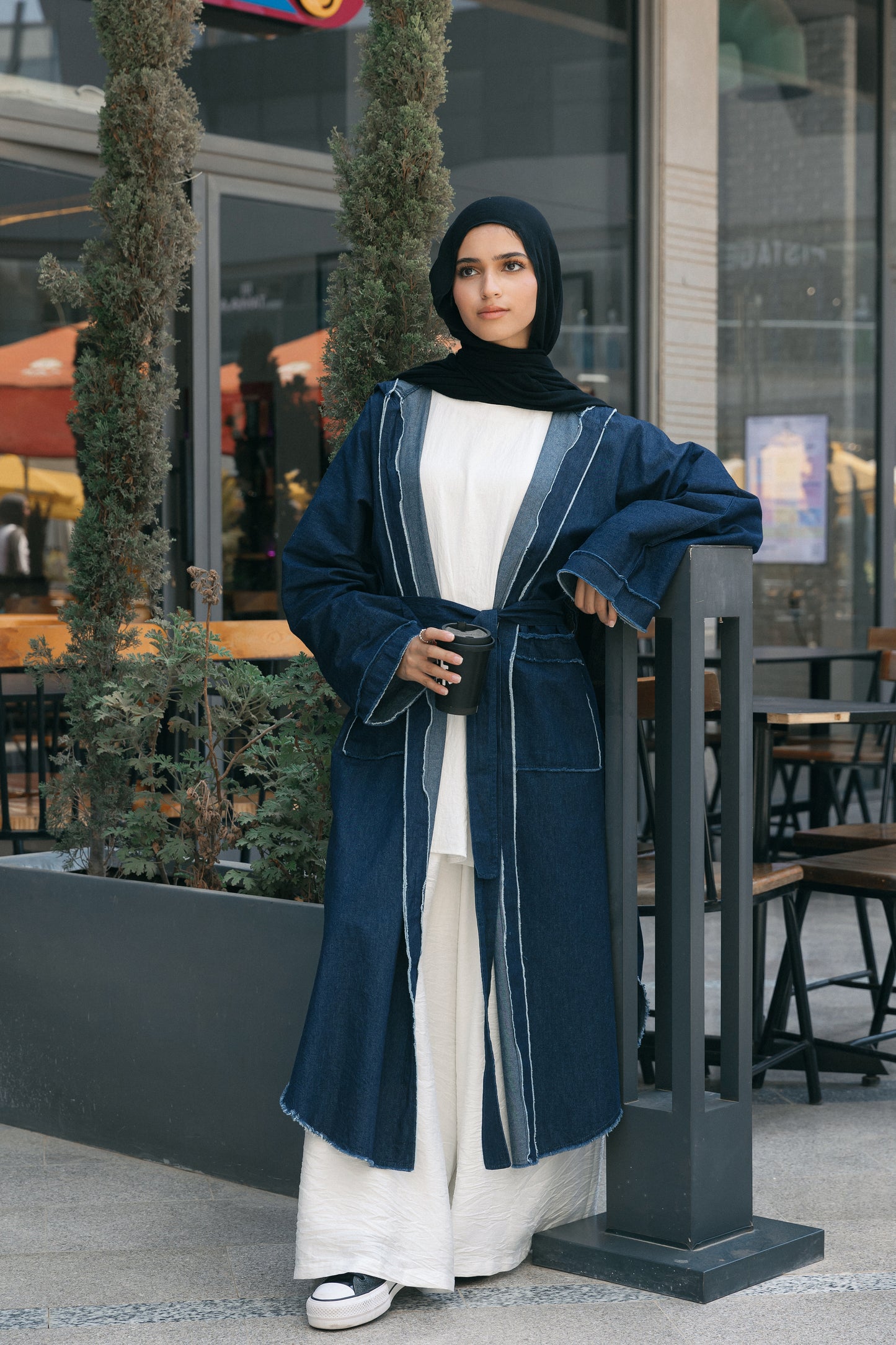 The Unfinished Edit* Denim Cardigan