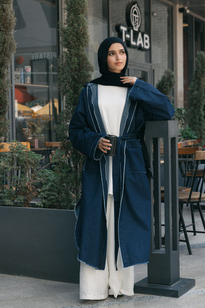 The Unfinished Edit* Denim Cardigan