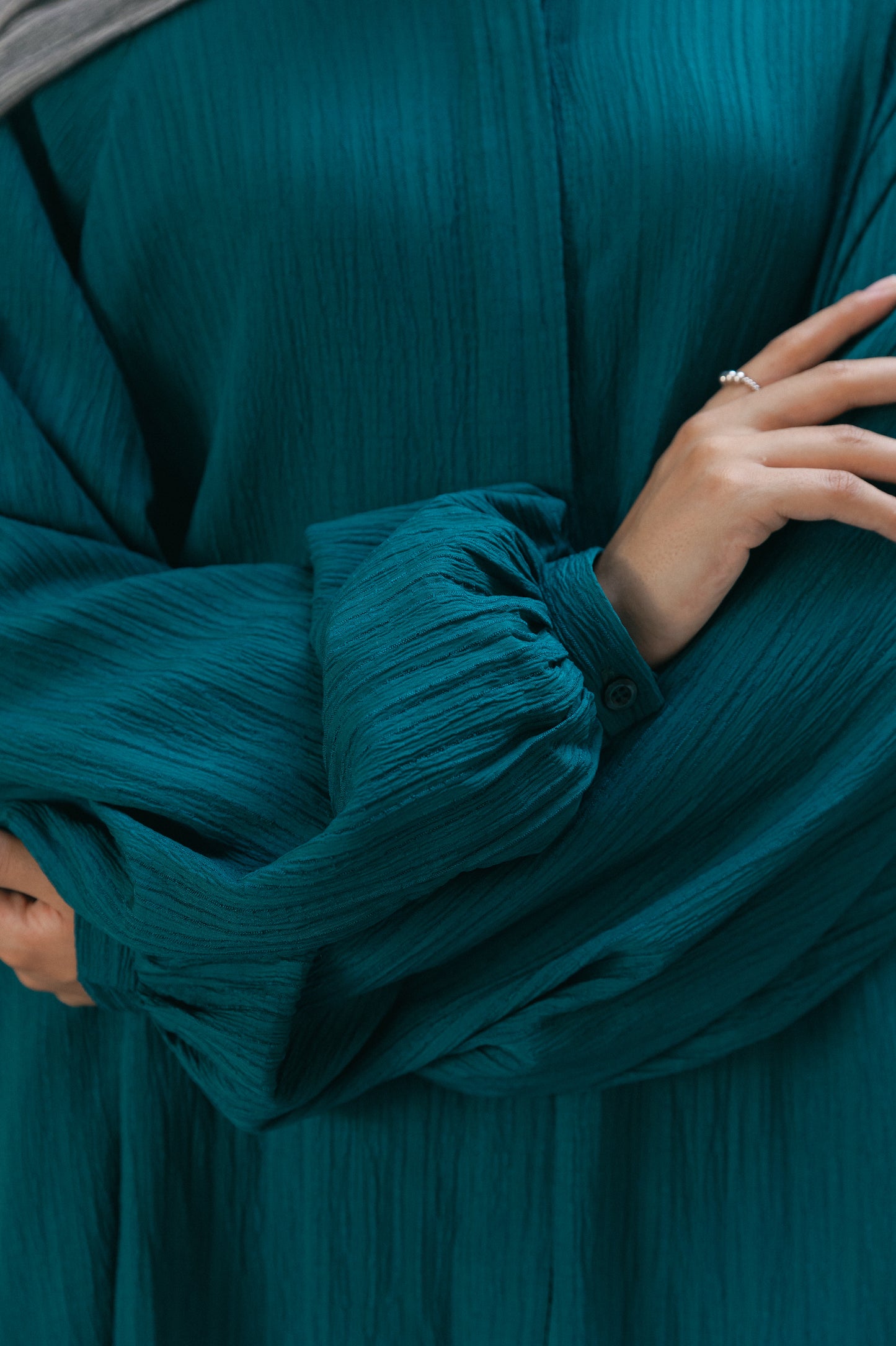 Balloons Sleeves Shirt - Green