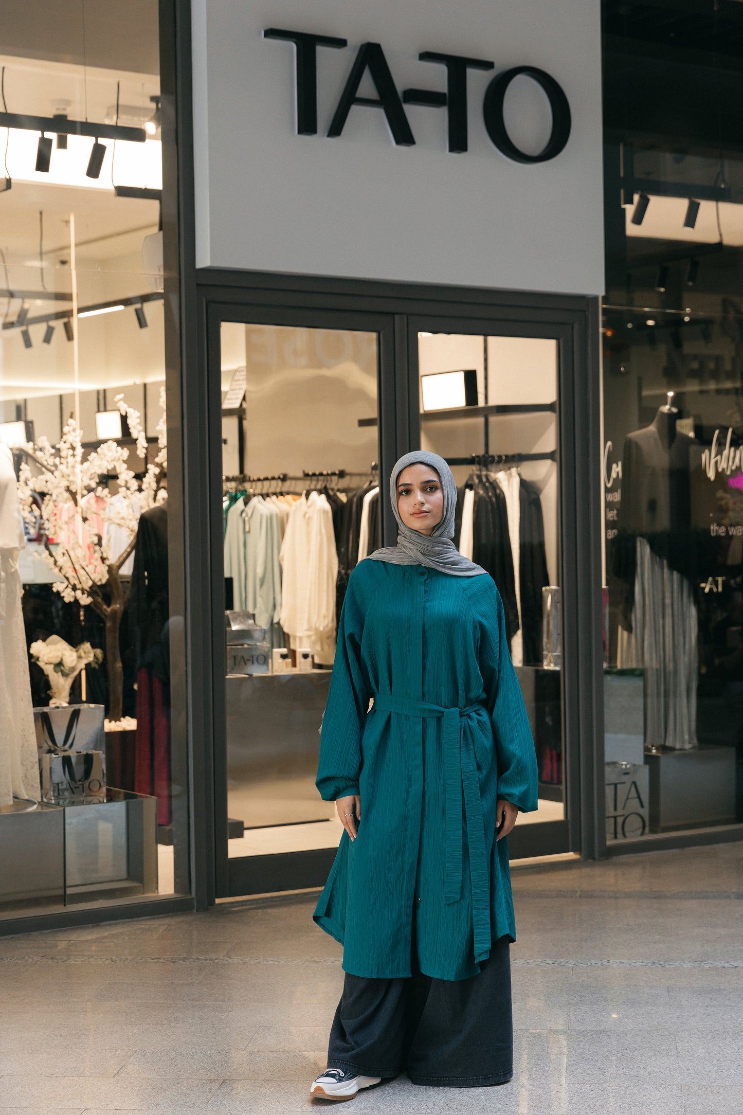 Balloons Sleeves Shirt - Green