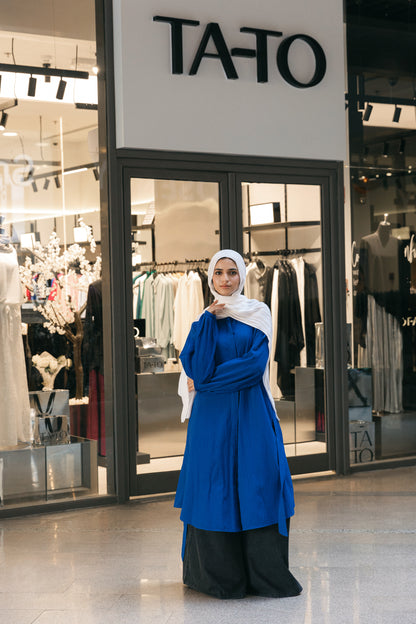 Balloons Sleeves Shirt - Blue