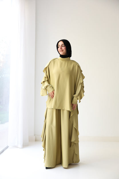 Satine Set - Lime