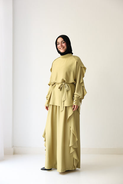 Satine Set - Lime
