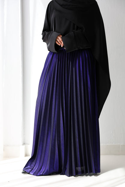 Shimmery Pleats Perfection - Purple