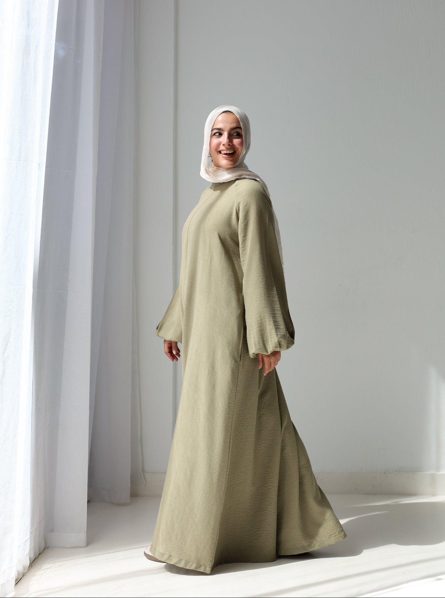 Linea Linen Jumpsuit - Olive