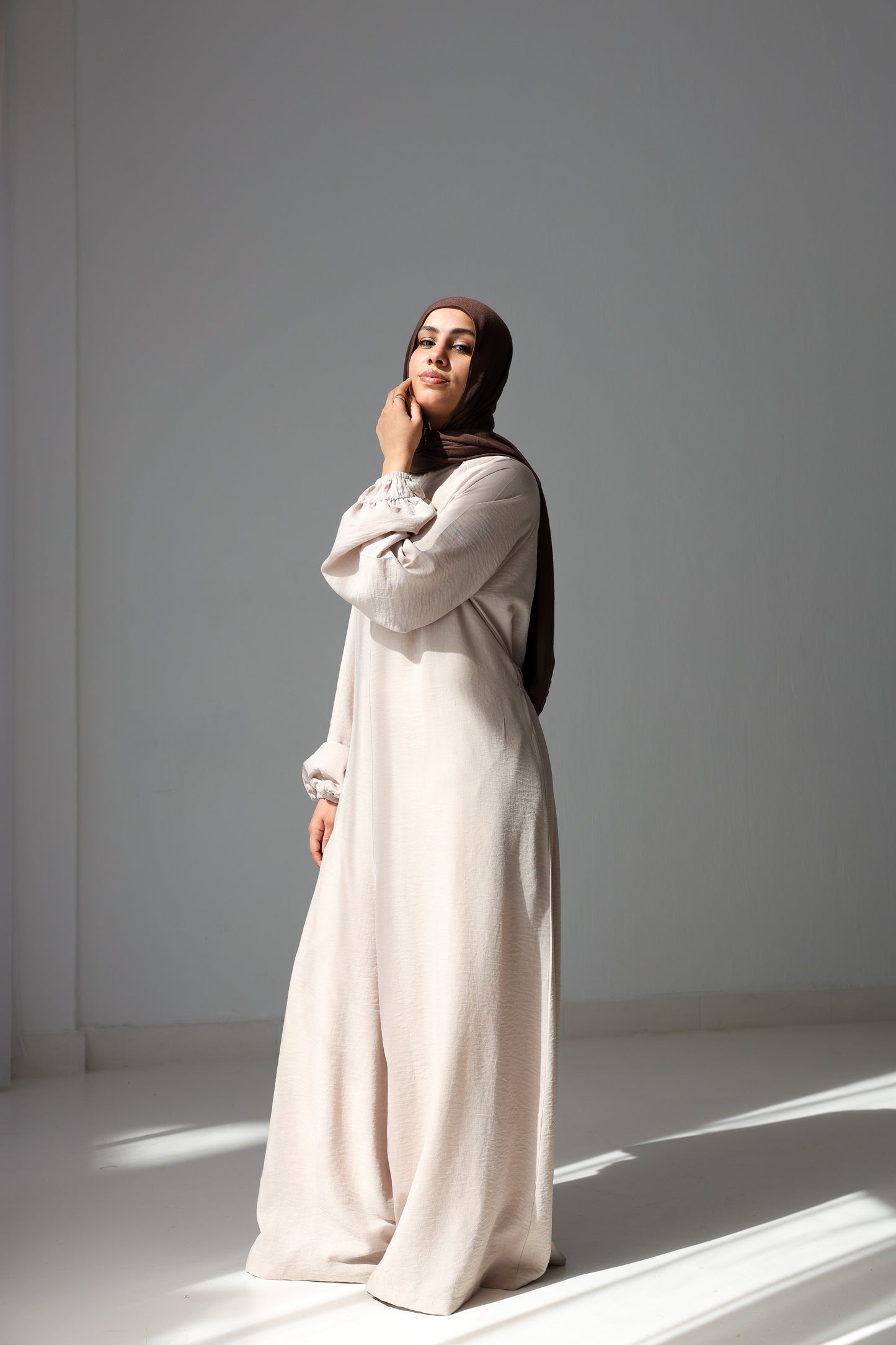 Linea Linen Jumpsuit - Beige