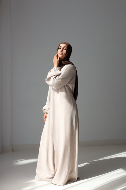 Linea Linen Jumpsuit - Beige
