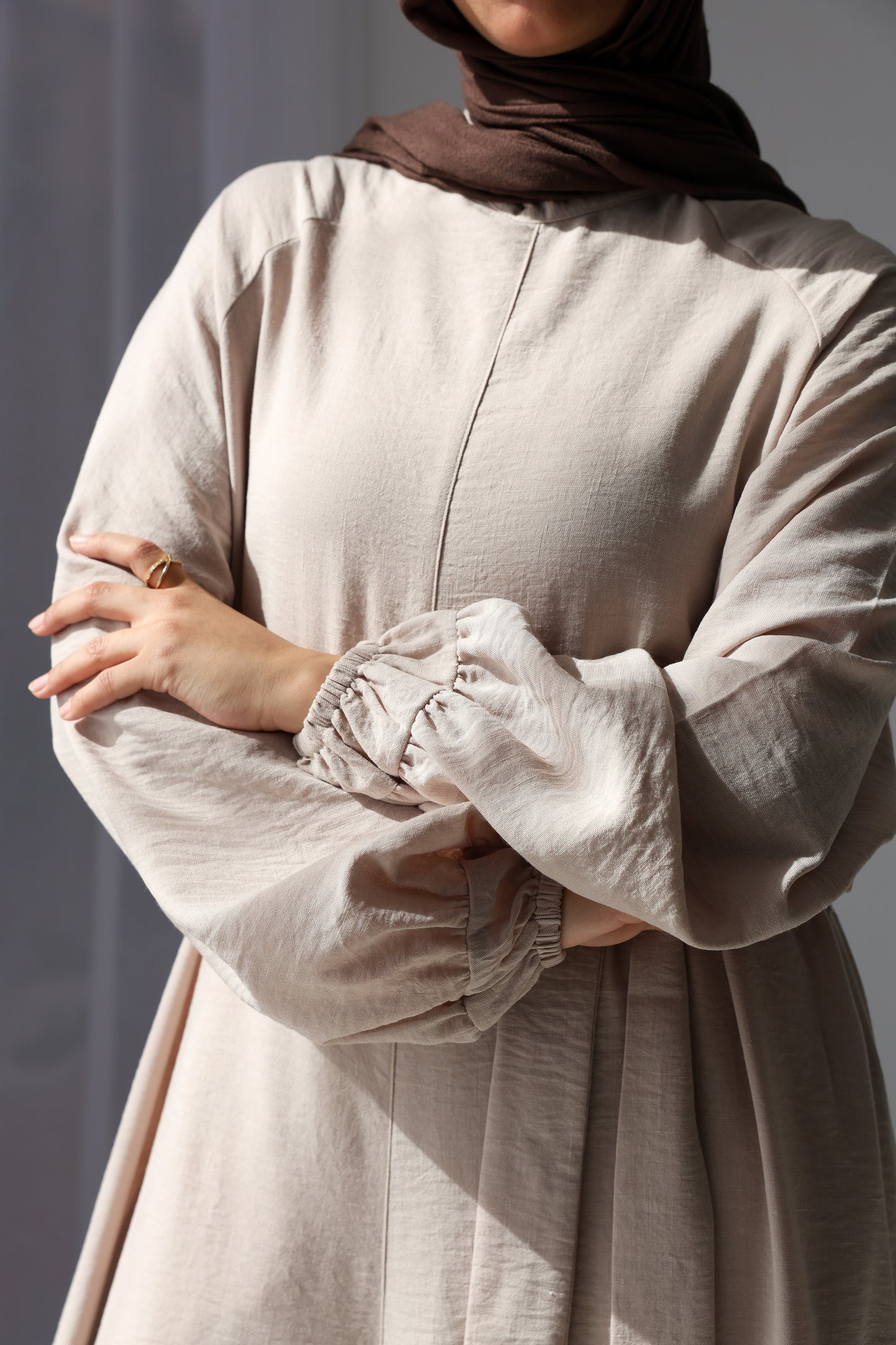 Linea Linen Jumpsuit - Beige