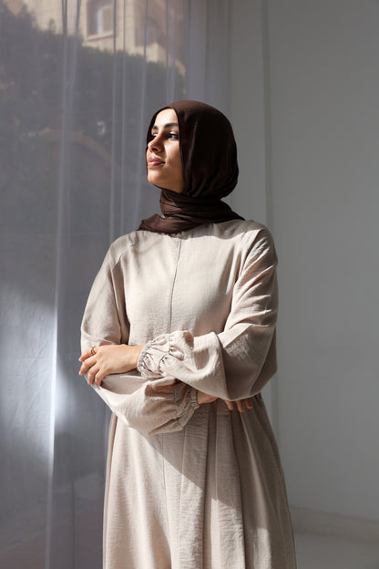 Linea Linen Jumpsuit - Beige