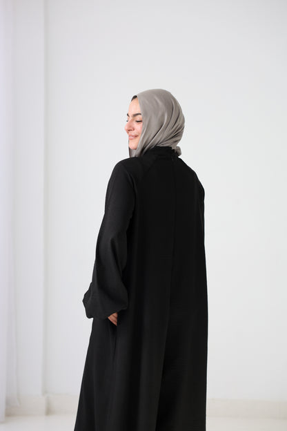 Linea Linen Jumpsuit - Black