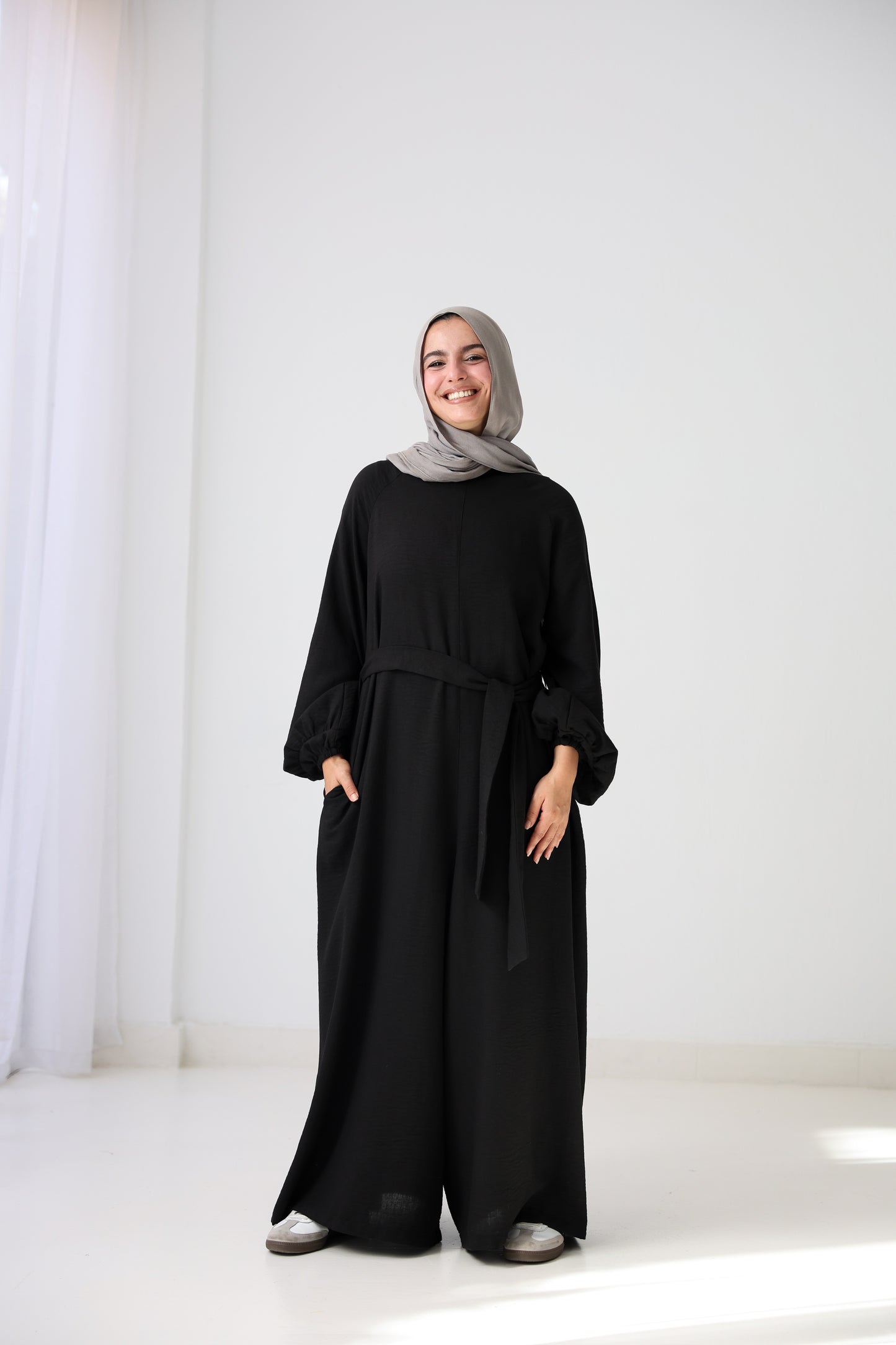 Linea Linen Jumpsuit - Black
